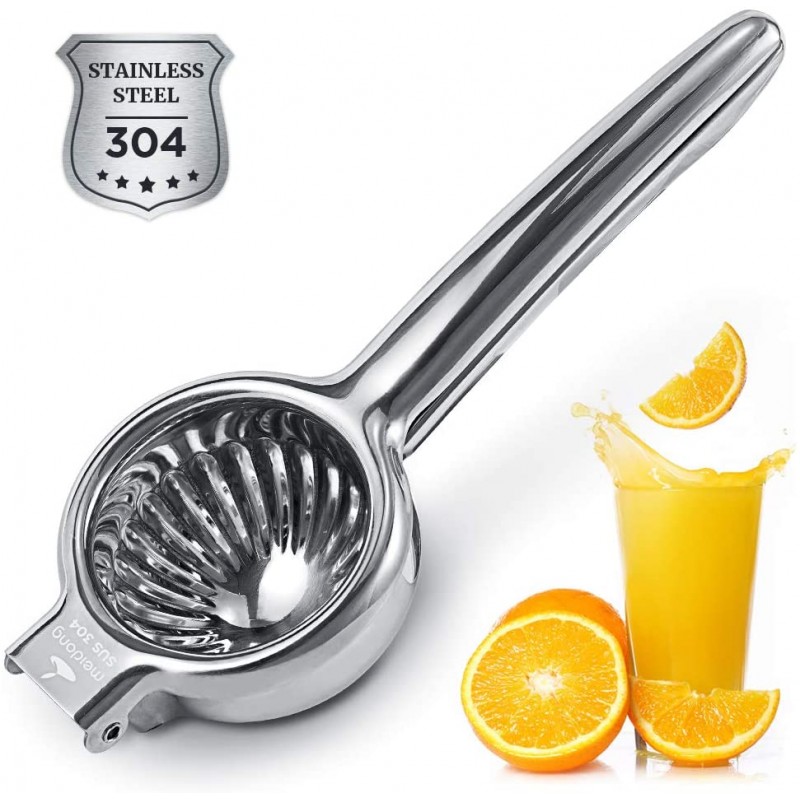 Lemon Squeezer Super High Quality Stainless Steel 304 Hand Press Juicer Manual Citrus for Juicing Lemon ＆ Limes, Vegetables